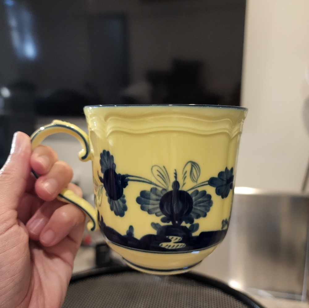 Ginori 1735 Oriente Italiano Citrino Porcelain Mug